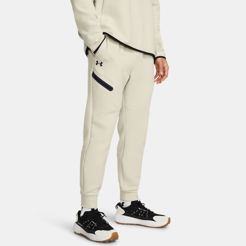 Pantalon de jogging Under Armour Unstoppable Fleece pour homme Silt / Noir XL